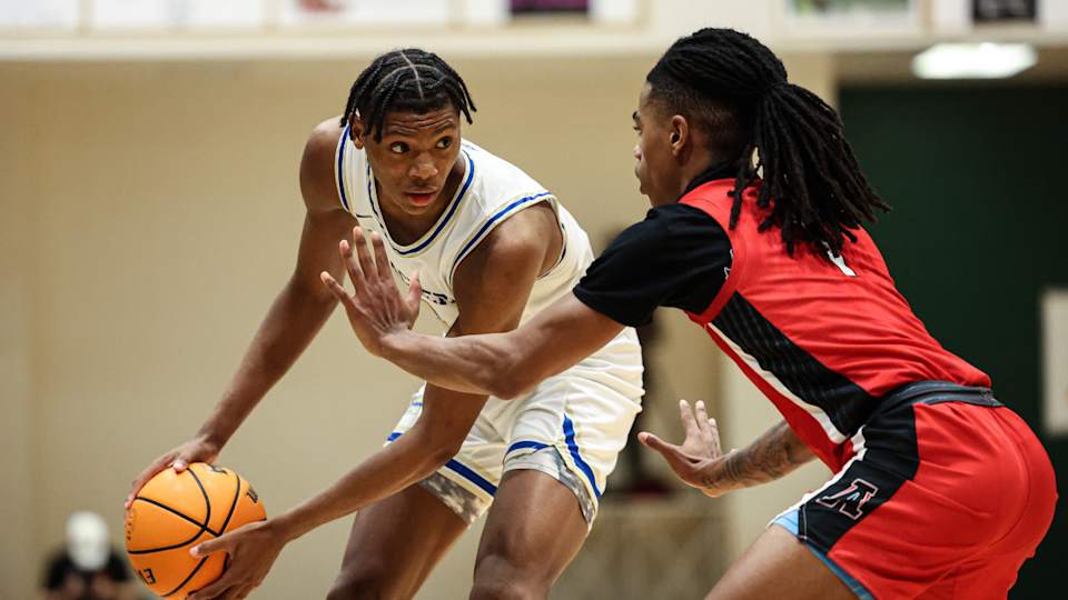 McEachern star Ace Bailey, left, will be playing for Rutgers next season.